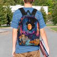 thumbnail image 4 of Easygdp Fantasy Cosmic Landscape Mochila Ligera de 15 Pulgadas para Estudiantes, Mochila Cómoda para la Escuela y Viajes, Correas Ajustables, 4 of 6