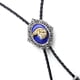 thumbnail image 4 of Moda Western Pattern PU Leather Weave Mens Rodeo Bolo Formal - Azul Fernando Lazo occidental del Bolo de los hombres, 4 of 8
