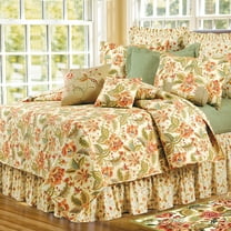 26" x 26" Amelia Floral Cotton Euro Sham - Machine Washable