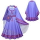 thumbnail image 3 of Wish Asha-vestido de princesa para niñas, disfraz de Cosplay, vestidos largos morados, trajes de Halloween, película 2023, 3 of 4