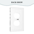 thumbnail image 4 of ZICANCN Outlet Covers Wall Plate, Pattern Spiral Texture Wallpaper Light Switch Cover Decorative, Duplex Toggle Combo 1-Gang, 4 of 9