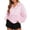 A-Light Pink244, variant on Bibifish Womens Sweatshirts Collared Striped Long Sleeve Soft Fleece Relaxed Fit Everyday Pullover Tops With Pocket