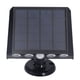 thumbnail image 1 of Lámpara de pared para exteriores, IP65, resistente al agua, 360°, ajustable, brillante, 3 modos, haz de 120°, ahorro de energía, carga eficiente, luz de pared LED solar para jardín LHCER 1, 1 of 1
