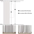 thumbnail image 5 of Jainmy 100% Blackout Flax Linen Curtains for Living Room, Rod Pocket & Back Tabs Light Blocking Thermal Insulated Bedroom Drapes ,52"x96",2 Panels,Birch, 5 of 10