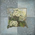 thumbnail image 3 of Pinto, Patricia 15x15 Black Modern Framed Museum Art Print Titled - Hydrangeas on Blue II, 3 of 5