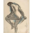 thumbnail image 3 of Edgar Degas 12x14 Black Modern Framed Museum Art Print Titled - Bather Sponging Her Knee (ca. 1883-84), 3 of 5