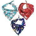 thumbnail image 1 of Bandanas para perros BFF set de 3 piezas talla grande Navidad Fun, 1 of 5