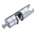 thumbnail image 1 of suyin Universal Adjustable Shower 18-25Mm Rail Head Slider Holder Bracket Chrome Abs, 1 of 8