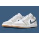 thumbnail image 2 of N I-K-E A i r-Jor-dan 1 Low GS Shoes White Midnight Navy Gum 553558-146 Multi Size NEW, 2 of 6