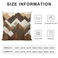 thumbnail image 5 of Orinice Geometric Abstract Art Decorative Throw Pillow Cover for Home Couch Living Room Bed Sofa, Car, and Bedroom - Durable Cotton Linen Fabric - 1PC 12x12in, 5 of 5