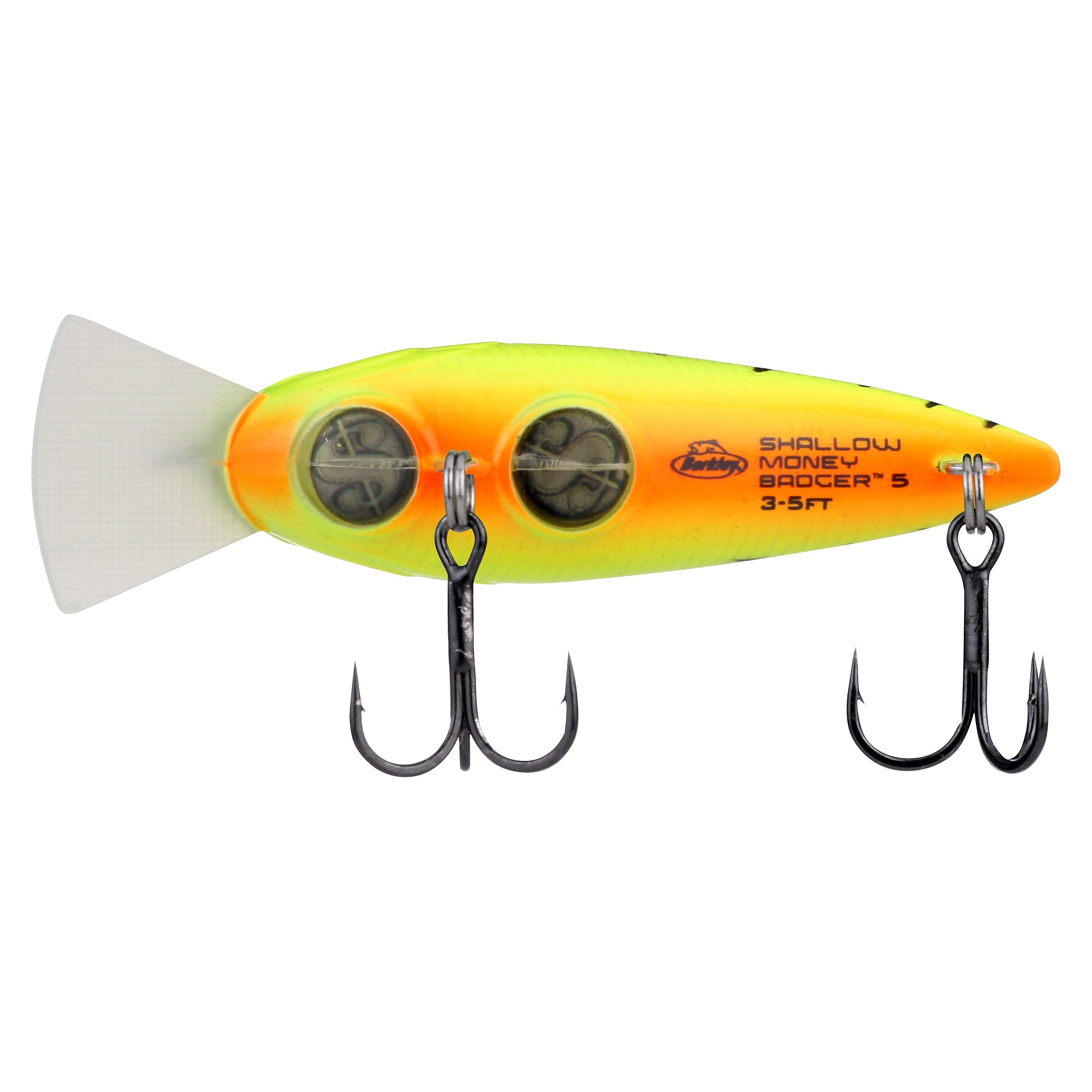 Berkley Shallow Money Badger Fishing Crankbait, 2.1 in, Hybrid Baitfish-Crayfish