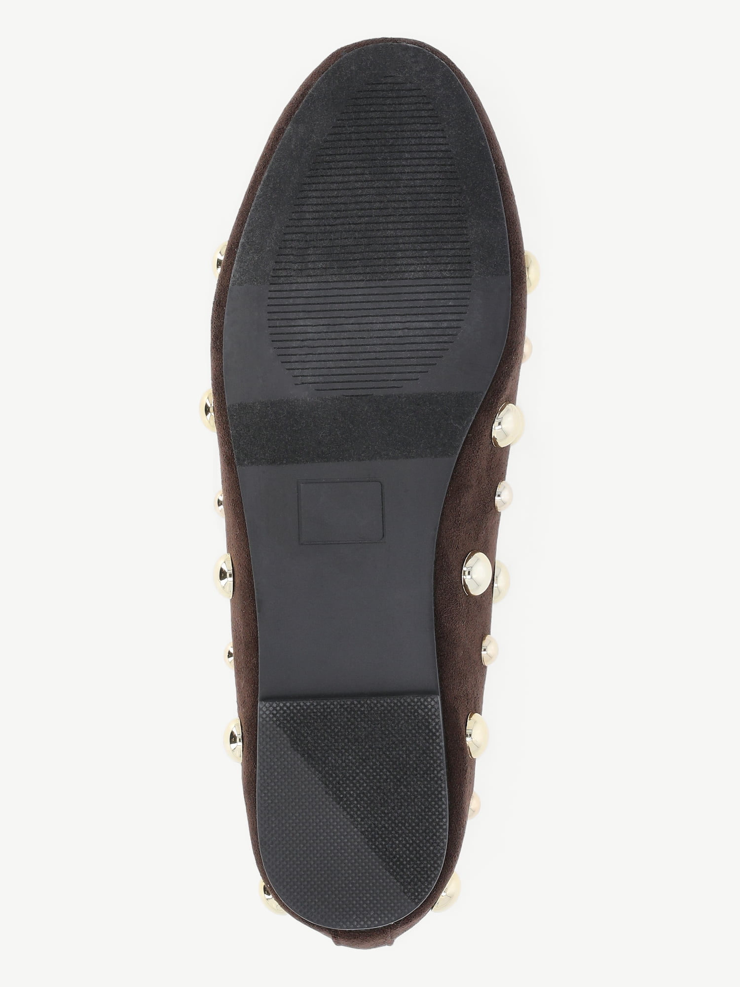 Scoop Women's Studded Faux Leather Ballet Flats