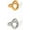 Gold #6, variant on 18k Gold Plated Oval Ring for Women, Trendy Geometric Non Tarnish Finger Statement Rings,Fashion Stainless Steel Jewelry Gifts For Birthday Anniversary