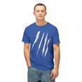 thumbnail image 5 of Effete Feline Claw Marks Scratch Unisex HD Cotton™ T-Shirt, 5 of 6