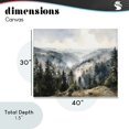 thumbnail image 4 of Stupell Industries Traditional Misty Tree Tops Vista Canvas Art, 40 x 30, by Franklyn Gregory, 4 of 8