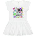 thumbnail image 3 of Inktastic 100 Days of School Pastel Stars Girls Toddler Dress, 3 of 5