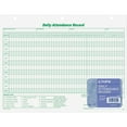 thumbnail image 2 of TOPS, TOP3284, Daily Employee Attendance Record Form, White, 2 of 2