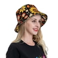 thumbnail image 4 of Balery Sunflowers Mushrooms Sun Hats for Men Women Bucket Hat UPF 50+ Buckey Hat Boonie Hat Foldable UV Protection Hiking Beach Fishing Summer, 4 of 9