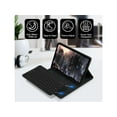 thumbnail image 4 of Keyboard Case with Wireless Mouse Combo for Samsung Galaxy Tab S8 2022 / Tab S7 2020 11 inch Model SM-X700/X706/T870/T875/T876, Smart Folio Cover with Magnetic Detachable Wireless Keyboard and Mice, 4 of 7