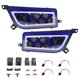 thumbnail image 5 of Faros para vehículos todo terreno, faros LED con halo azul, faros delanteros, máxima confiabilidad, 5 of 9