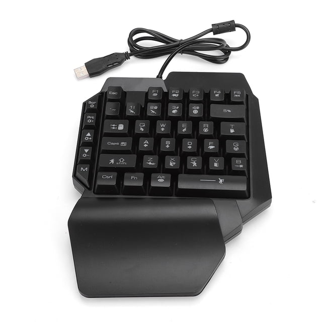 Oubit Gaming Keyboard,OneHanded Keyboard for PUBG Keyboard Left Gaming Keyboard User-Friendly Design