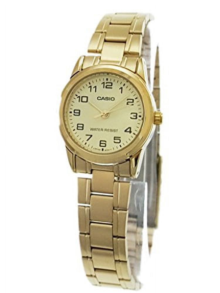 Casio Women's LTPV001G-9B Gold Stainless Steel Metal Japanese Quartz Fashion Analog Watch