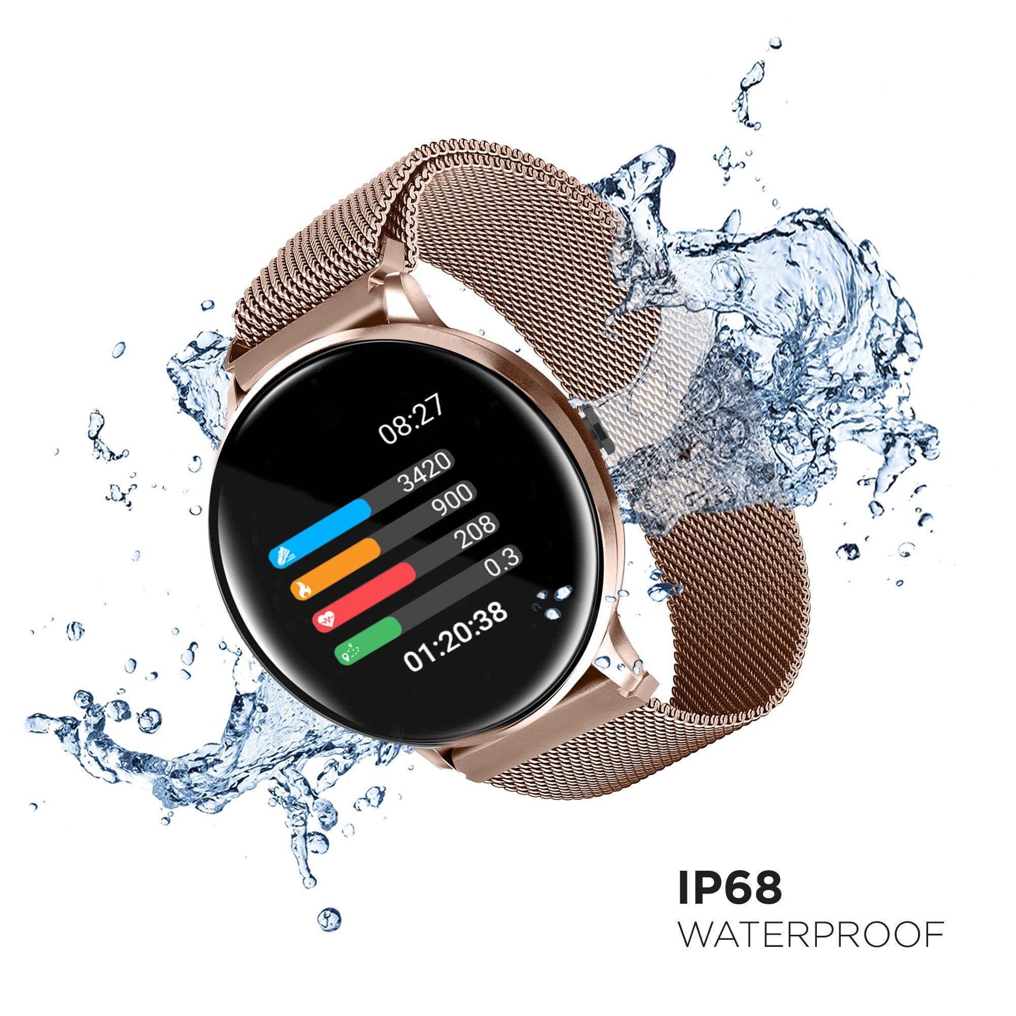 iTouch Sport 2 Smartwatch Fitness Tracker For Women & Men Touch Screen Compatible With Android & IOS 43mm