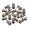 thumbnail image 1 of fastboy 20Pcs Metal Drum Screws Nuts Easy Percussion Practical to Install Instrument Silver M5, 1 of 6