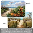 thumbnail image 4 of CounterArt "Path to the Ocean" 4 Pack Reversible Flexible Plastic Tabletop Placemats, 4 of 8
