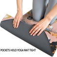 thumbnail image 3 of Dachshund and Flower Hot Yoga Mat Towel Non Slip for Hot Yoga - Quick-Drying Yoga Mat Cover with 4 Corner Pockets with Travel Bag - Hot Yoga Towel Non Slip 74"x26", 3 of 6