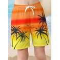 thumbnail image 4 of Lanbubble Boys Two Piece Rash Guard Swimsuits Sets Bathing Suits with Trunks 4-10 Years, 4 of 6