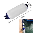 thumbnail image 3 of Inflatable Boat Fender PVC Boat Anchor Bumper Marine Boat Fender for Boat, Sailboat, Cuddy Etc (5.5X20 Inch),1x Boat Fender 1x Inflatable needle,White&blue, 3 of 5