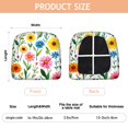 thumbnail image 3 of Floral Pattern Seat Covers for Dining Room Chairs Set Of 4,Stretch Printed Washable Chair Seat Cover with Elastic Ties and Button,Removable Waterproof Couch Cushion Covers, 3 of 6