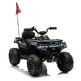 thumbnail image 6 of Ambifirner 24V Kids Ride On Toy, 4-Wheeler Quad ATV Play Car w/160W Motors, 3 Speed Setting, LED Lights, Music, 2 Seater Electric Off-Road Power Vehicle, 6 of 9
