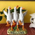 thumbnail image 3 of Design Toscano Charming Dancing Ducks Welcome Sign Garden Statue, 15*10*15cm, 3 of 5