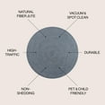 thumbnail image 3 of JONATHAN Y ANSA 4' Round Area Rug, Zara Braided Coastal Cottage Jute - Blue, RNF116C-4R, 3 of 6