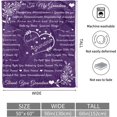 thumbnail image 2 of LHSHID Grandma Blanket Grandma Gifts from Grandkids Birthday Gifts for Grandma from Grandson Granddaughter for Great Grandma Grandma Bed Flannel Letter Throw Blanket 30"x40", 2 of 7