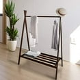 thumbnail image 4 of Casual Home Teepee Coat Rack with Shelf - Truffle Brown, 4 of 5