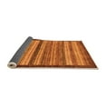 thumbnail image 2 of Ahgly Company Indoor Rectangle Abstract Orange Modern Area Rugs, 3' x 5', 2 of 4