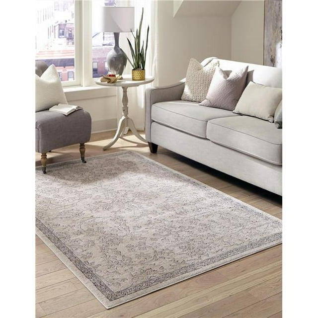Unique Loom 3147438 Tapis Rectangulaire Albany Portland 7 x 10 Pi, Ivoire