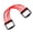 Red, variant on Yihuala Chest Expander, 5 Detachable Pull Rope Adjustable Chest Exercise Equipment Men Chest Muscle Exerciser Arm Training Tool