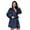 Dark Blue, variant on Hpapadks Womens Robes Nightgown Warm Flannel Nightgown Thickened Bathrobe Christmas Deer Fashion Warm Large Size Nightgown Nightgowns for Women Blue XXL