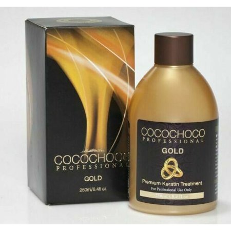 COCOCHOCO Gold Brazilian Keratin Hair Straightening Treatment 8.4oz / 250ml