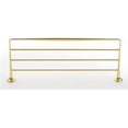 thumbnail image 4 of Alno A6726-24-PB/NL Charlie's 24" Wide 4 Rod Solid Brass Bathroom Towel Rack Shelf - Brass, 4 of 8