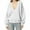 White-Sweatshirts, variant on AGWOLF Oversized Sweatshirts for Women Trendy Scoop Neck Long Sleeve Sweater Tops Fall Solid Shirts Comfy Pullover
