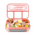 thumbnail image 2 of Kmbangi 27Pcs Bento Box Lunch Box Kit, Large 4-Compartment Lunch Container Lunch Bag Accessories, Leakproof Safe Meal Prep Container, 2 of 6