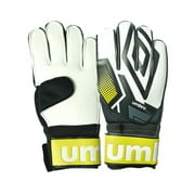 Umbro Adult Soccer Goalie Gloves, Yellow, Black, White, 1 Pair, Large size, for Adult