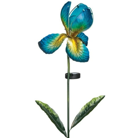 regal art and gift 11246 39 quot x 8 quot blue iris garden stake regal art and gift solar light