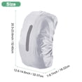 thumbnail image 3 of Funda Impermeable para Mochila Uxcell, Funda para Mochila de 40L-50L, Funda para Mochila con Correa Reflectante [Plateado], 3 of 7