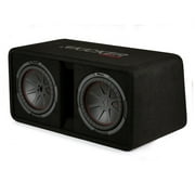 Kicker 48DCWR102 CompR Dual 10 2-Ohm Subwoofer Enclosure